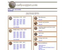 Tablet Screenshot of early-copper.com